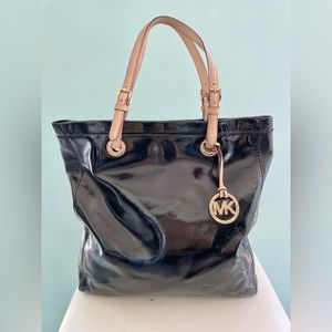 Michael Kors Bag - black patent leather